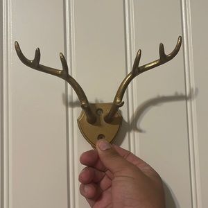 Decorative antler hook
